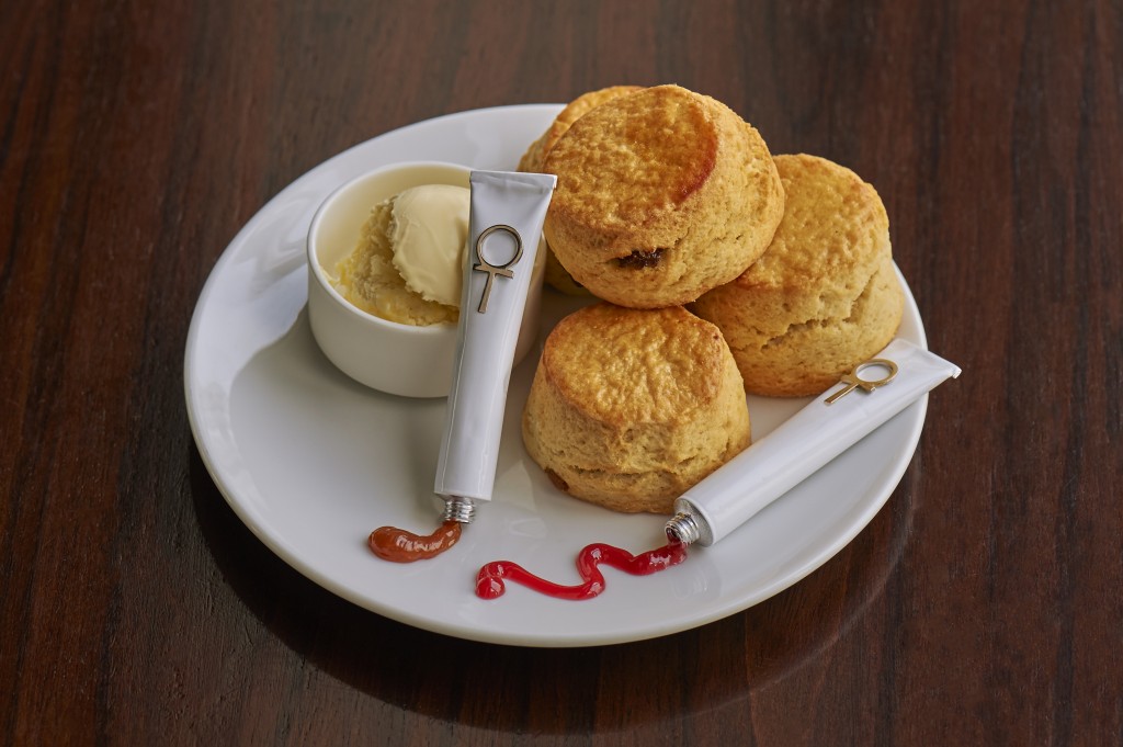 aqua shard afternoon tea scones